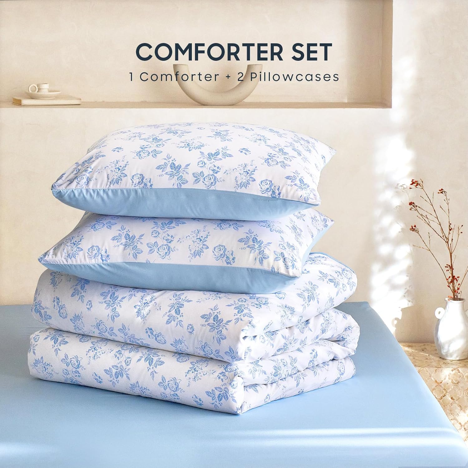 Charming Floral Comforter Set